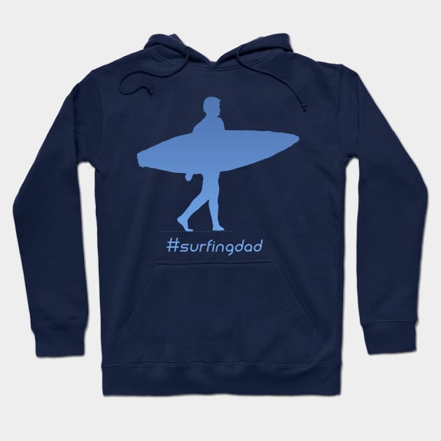 #surfing dad Hoodie by junochaos